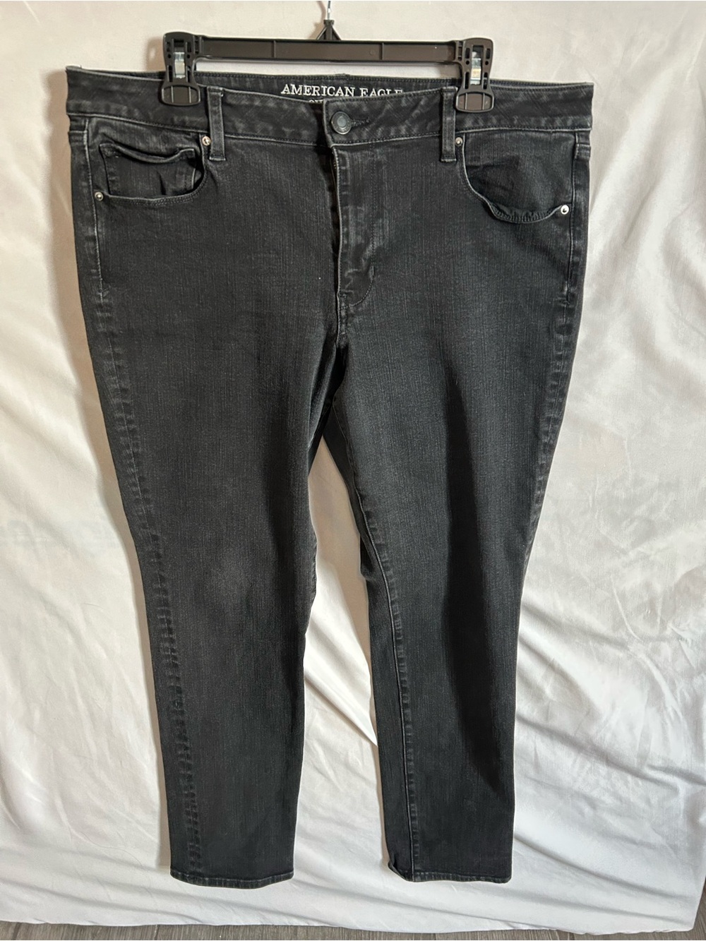 American Eagle Outfitters Women's Black Skinny Jeans 18 Long